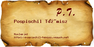 Pospischil Témisz névjegykártya